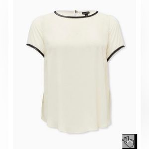 3 for $20 🌺 Torrid Abbey Georgette Embellished Blouse Size 2XL